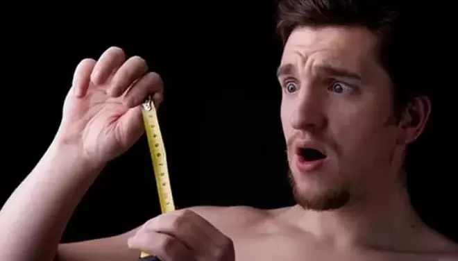 man measured his penis before it got bigger