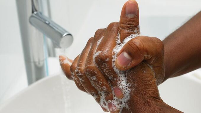 Hand washing before penis enlargement exercises